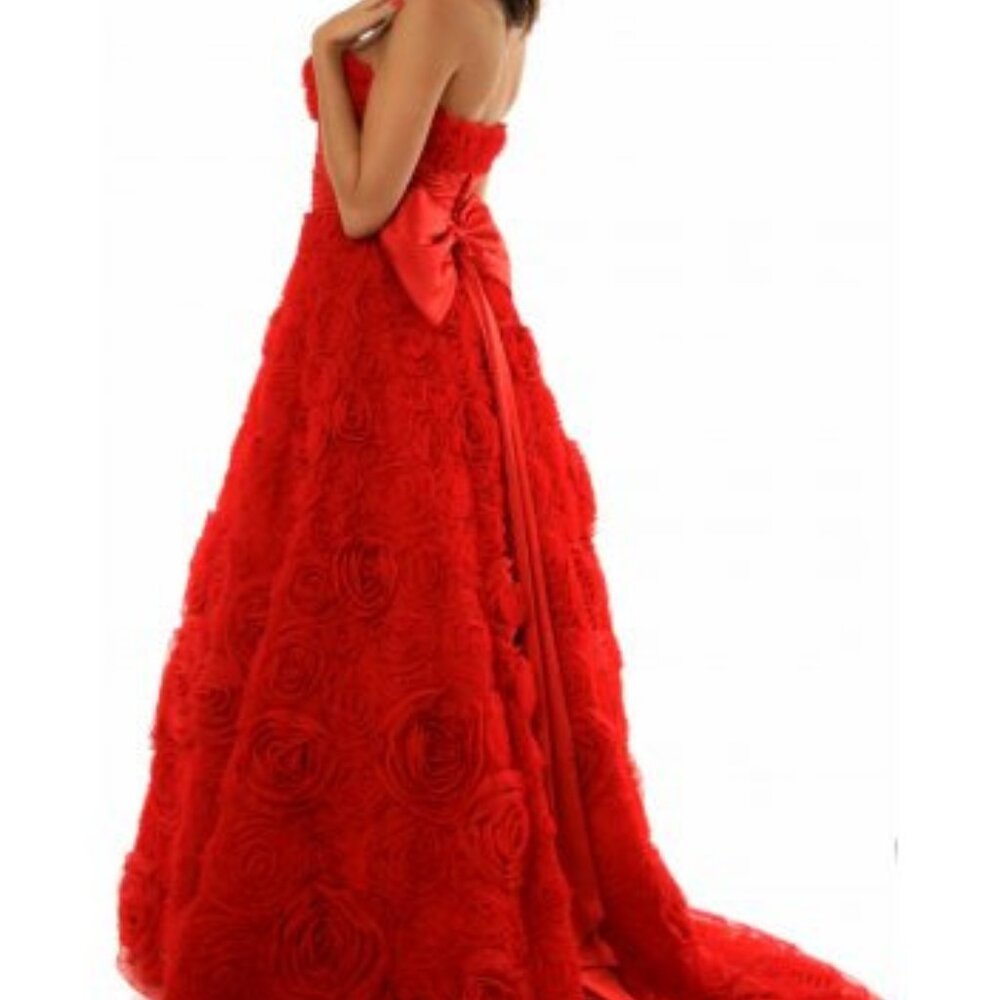 Sherri Hill "Romantic Red Roses" ball gown